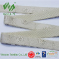 21mm wide nylon Spandex Woven Jacquard Picot Edging Non-slip Bra Elastic Strap